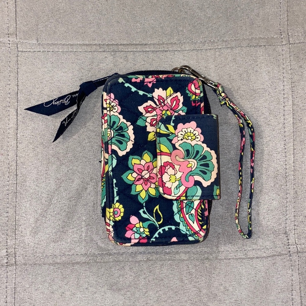 Vintage Vera Bradley “Petal Paisley” phone wallet